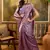 lavender banarasi jacquard saree with golden zari weaving & tassel pallu     unstitched blouse