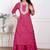 Miravan women's embellished ethnic cotton kurta with palazzo