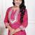 Miravan women's embellished ethnic cotton kurta with palazzo