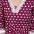 Miravan women maroon floral print soft cotton embroidered anarkali kurta