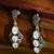 Crystal cascade earrings