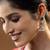 Floral silver jhumkas