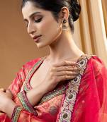 Blue enamel silver earrings