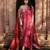 Rani-pink embroidered silk co ord sets