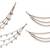 Marvellous 3 string long chain gold plated combo set of 2 pearl ear-chain(kaanchain) for women