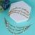 Splendid 3 string long chain gold plated combo set of 2 pearl ear-chain(kaanchain) for women