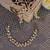 Traditional stylish 3 string long chain gold plated combo set of 2 pearl ear-chain(kaanchain) for women
