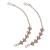 Traditional leaf design long chain gold plated combo set of 2 ear-chain(kaanchain) for women
