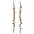 Fascinating golden balls gold plated combo set of 2 ear-chain(kaan chain) for women