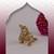 Lord ganesha and lord krishna gold plated combo set of 2 idol/murti home and office decorative gifting