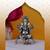 Lord ganesha and devi laxmi oxidised silver plated combo set of 2 idol/murti home and office decorative gifting