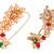 Oval shape gold plated combo set of 2 maharashtrian nosepin / nath without piercing for women and girls