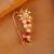 Oval shape gold plated combo set of 2 maharashtrian nosepin / nath without piercing for women and girls