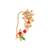 Oval shape gold plated combo set of 2 maharashtrian nosepin / nath without piercing for women and girls