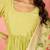 Vastramay womens mint green silk anarkali kurta set - sequin embroidered diwali wear