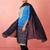 Vastramay women's blue muslin bandhani kurta set with straight pants & dupatta - wedding special