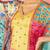 Vastramay womens multicolour chinon kaftan kurta set - mirror work festival wear