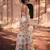 Multicolor floral printed chiffon saree with belt