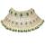 Gold-plated traditional ethnic indian kundan bridal set for women