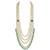 Gold-plated traditional ethnic indian kundan bridal set for women