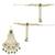Gold-plated traditional ethnic indian kundan bridal set for women