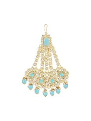 Traditional ethnic indian kundan dulhan bridal jewellery set for women  5