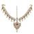 Traditional gold plated kundan ethnic bridal jewellery set for women (purple green)