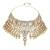 Gold plated traditional faux kundan & stone studded bridal jewellery set for women (blp030w)
