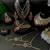 Wedding collection traditional gold plated pearl & kundan bridal jewellery set for women (maroon)