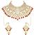Wedding collection traditional ethnic gold plated pearl & kundan bridal jewellery set for women