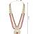 Wedding collection traditional ethnic gold plated pearl & kundan bridal jewellery set for women