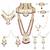 Wedding collection traditional ethnic gold plated pearl & kundan bridal jewellery set for women