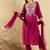 Women Beautiful Embroidery Viscose Chanderi Fabric with Straight Kurta, Pant and Dupatta Set