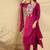 Women Beautiful Embroidery Viscose Chanderi Fabric with Straight Kurta, Pant and Dupatta Set