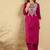 Women Beautiful Embroidery Viscose Chanderi Fabric with Straight Kurta, Pant and Dupatta Set