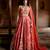 pink Floral printed silk Lehenga