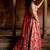 pink Floral printed silk Lehenga