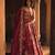 pink Floral printed silk Lehenga