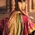 multicolor Floral embroidered silk Lehenga