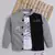 Grey solid cotton denim jacket with printed t-shirt for boys