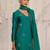 Green plain chanderi Kurta Set