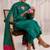 Green plain chanderi Kurta Set