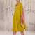 Yellow embroidered chanderi Kurta Set