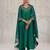 Green plain chanderi Kurta Set