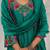 Green plain chanderi Kurta Set