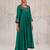 Green plain chanderi Kurta Set