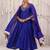 Blue embroidered chanderi Kurta Set