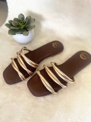 Brown solid leather flats 3
