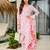 Women Beautiful Printed Silk Blend Fabric with Straight Kurta, Pant and Dupatta Set