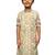 Brown cotton printed kurta for boys ideal for diwali navratri and ganesh chaturthi